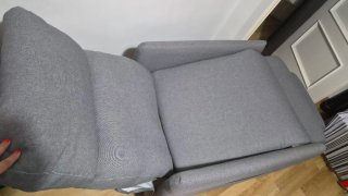 Sillón relax gris impecable
