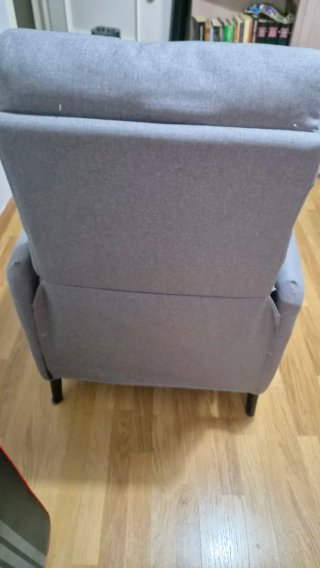 Sillón relax gris impecable