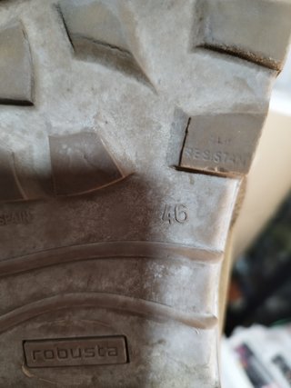 Botas de campo marrones y verdes talla 46