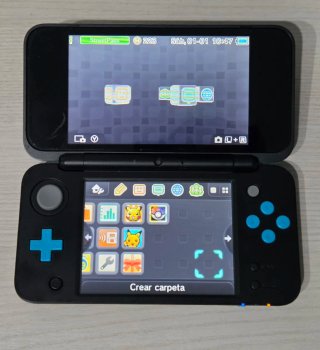 Nintendo 2DS XL Negra y Azul