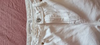 Jeans bianchi Stradivarius taglia 42