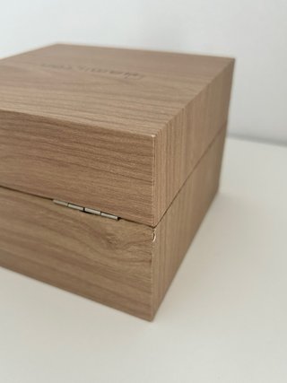 Caja de reloj Hamilton de madera