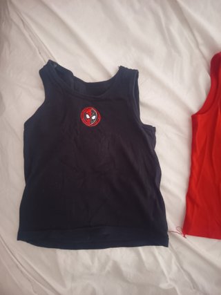 Lote 2 camisetas Spiderman