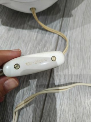 Lámpara Concha de mar Vintage Blanca