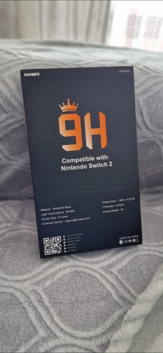 Protector Pantalla COOWPS para Nintendo Switch 2