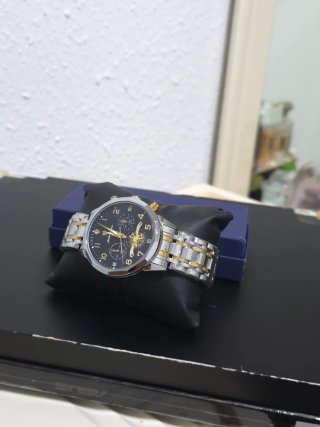 Reloj Poedagar Hombre Oro y Plata