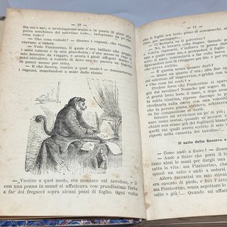 Libro Antico C. Collodi Il Viaggio Per L'Italia