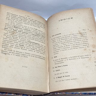 Libro Antico C. Collodi Il Viaggio Per L'Italia