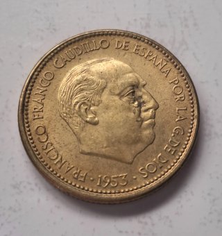 4 Monedas Pesetas Franco sin circular errores