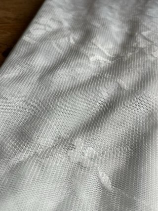 Pañuelo de cuello de encaje blanco
