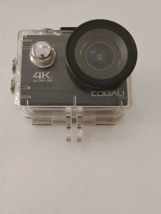 Cámara Deportiva Cooau 4K + Accesorios + 2 Batería
