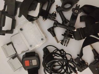 Cámara Deportiva Cooau 4K + Accesorios + 2 Batería