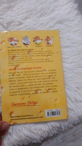 libro Gerónimo Stilton. El templo de rubí de fuego