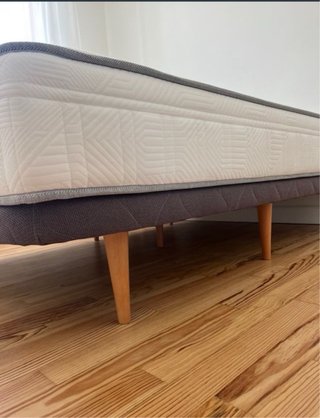 Colchón y Cama 135cm Madera NUEVO