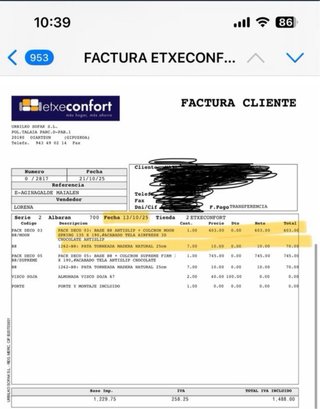 Colchón y Cama 135cm Madera NUEVO
