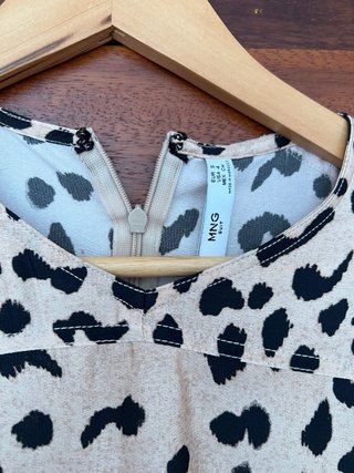 Vestido Mango estampado leopardo