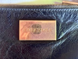 Bolso Bimba y Lola piel envejecida negro