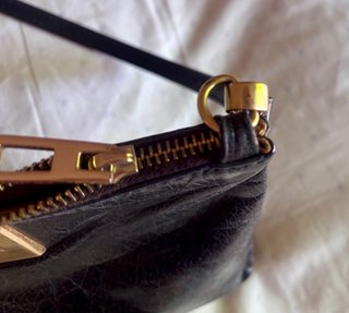 Bolso Bimba y Lola piel envejecida negro