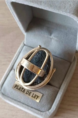 Espectacular Anillo de Ámbar Puro 100%.