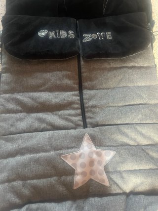 Saco para carrito negro y gris