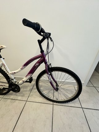 Bicicleta Montaña Mujer Morado/Blanco