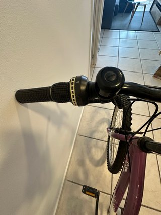 Bicicleta Montaña Mujer Morado/Blanco