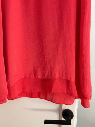 Vestido rojo con pedrería
