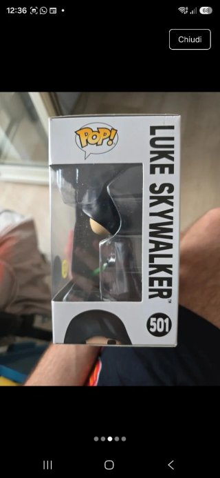 Funko Pop Star Wars Luke Skywalker 501 Glows