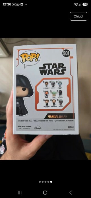 Funko Pop Star Wars Luke Skywalker 501 Glows
