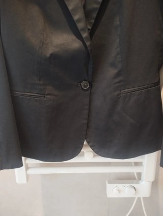 Traje pantalón negro Zara Talla XL y 46