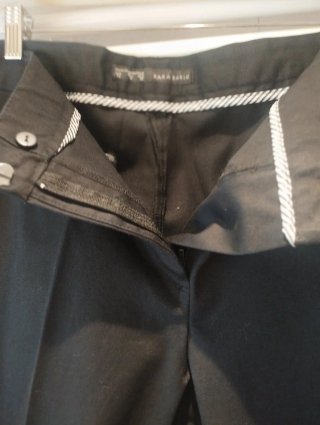 Traje pantalón negro Zara Talla XL y 46