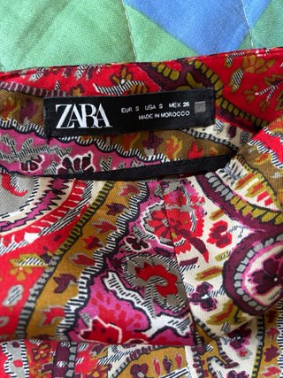 Falda Zara Estampada Paisley