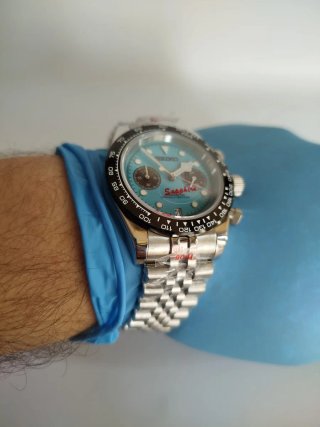 Seiko Mod Cronógrafo Sky Blue VK64A 42mm Nuevo