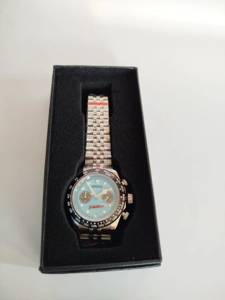 Seiko Mod Cronógrafo Sky Blue VK64A 42mm Nuevo