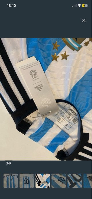 Camiseta Argentina Campeona Mundial 2022