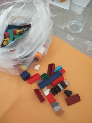 Lego Base y techos/pieza inclinada