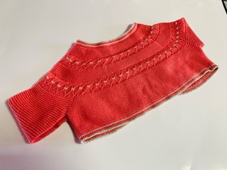 Bolero Pili Carrera niña coral