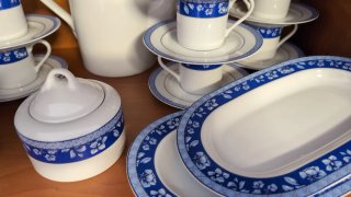 Vajilla Lubiana Poland 83 piezas Porcelana
