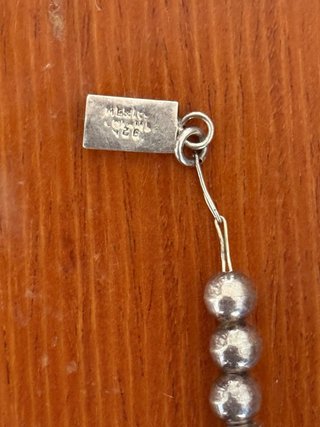 Collar Cuentas Plata Ley 925 - 45cm