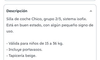 Silla de coche Chicco beige