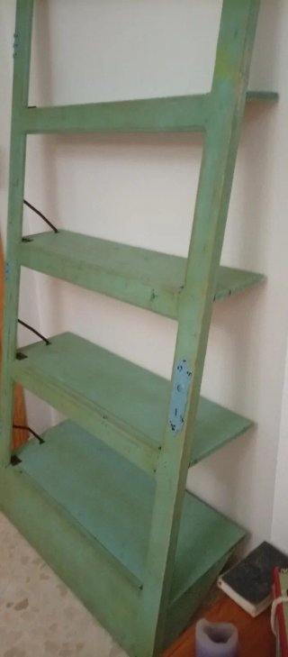 Estantería expositor vintage madera 1.95x0.95