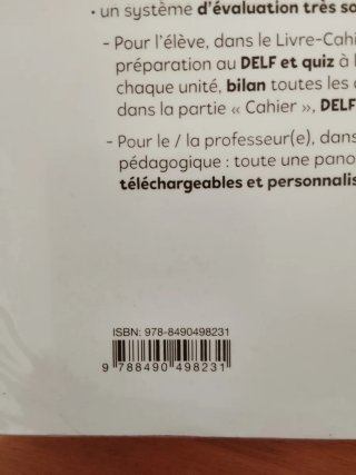 PARTAGE A2/B1 LIVRE+CAHIER