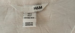 Camiseta H&M Blanca Talla S