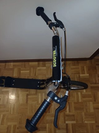 Patinete Negro Ruedas Grandes