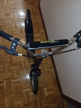 Patinete Negro Ruedas Grandes