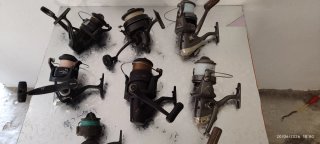 Lote de 5 cañas de pescar
