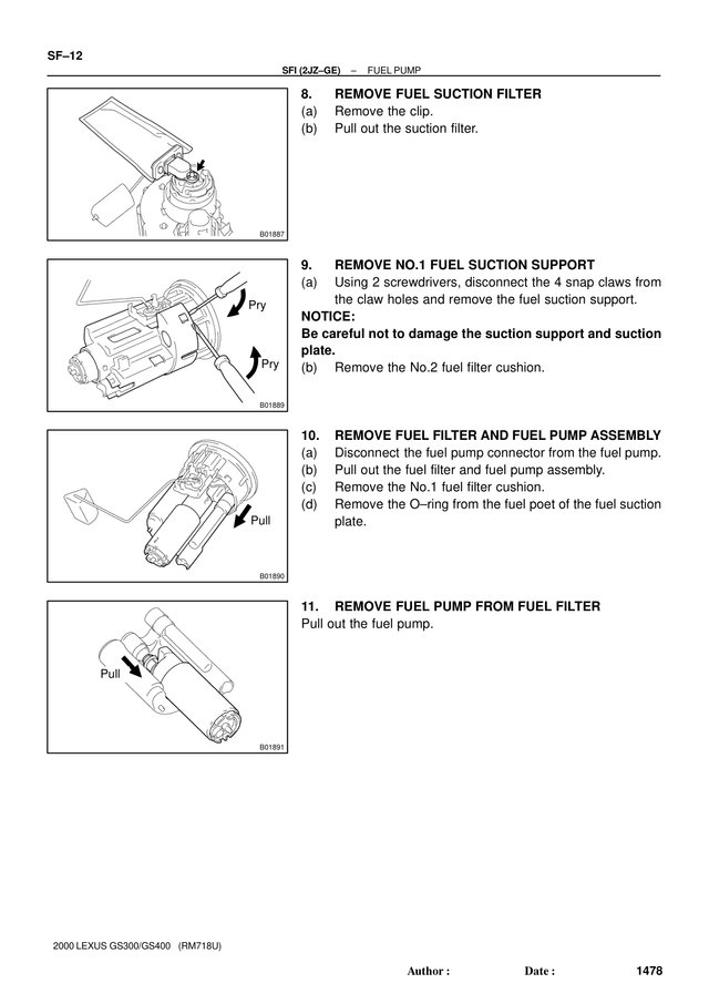 Manual Taller Lexus GS300/GS400 2000