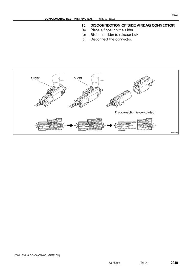 Manual Taller Lexus GS300/GS400 2000