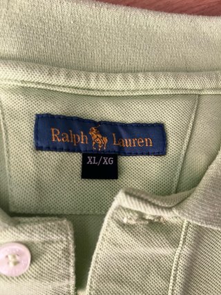 2 Polos Ralph Lauren Talla XL Azul y Verde