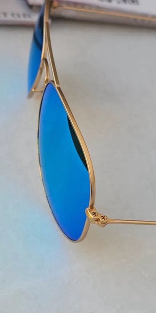 Gafas Aviator RB3025 Azul Dorado
